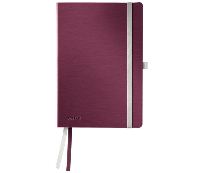 Leitz 4488-00-28 A5 Squared Notepad  Garnet Red - Zoom Image 1