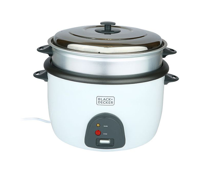 Black and Decker RC4500-B5 4.5 Litre Non Stick Rice Cooker - White - Zoom Image 2