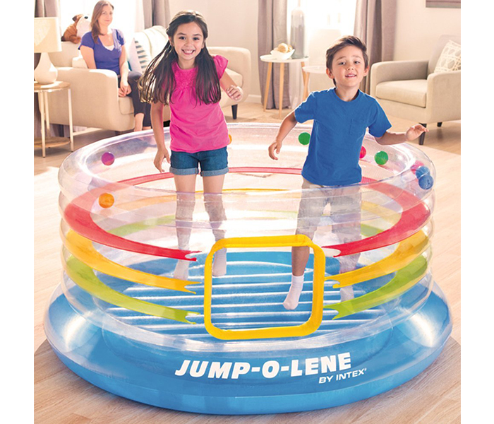 Intex ZX-48264 Inflatable Jump-O-Lene Transparent Ring Bouncer - Zoom Image 1