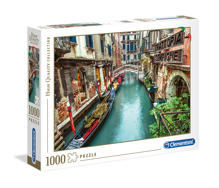 Clementoni 39458 Venice Canal in Italian Collection Adult Puzzle - 1000 Pieces - Zoom Image 2