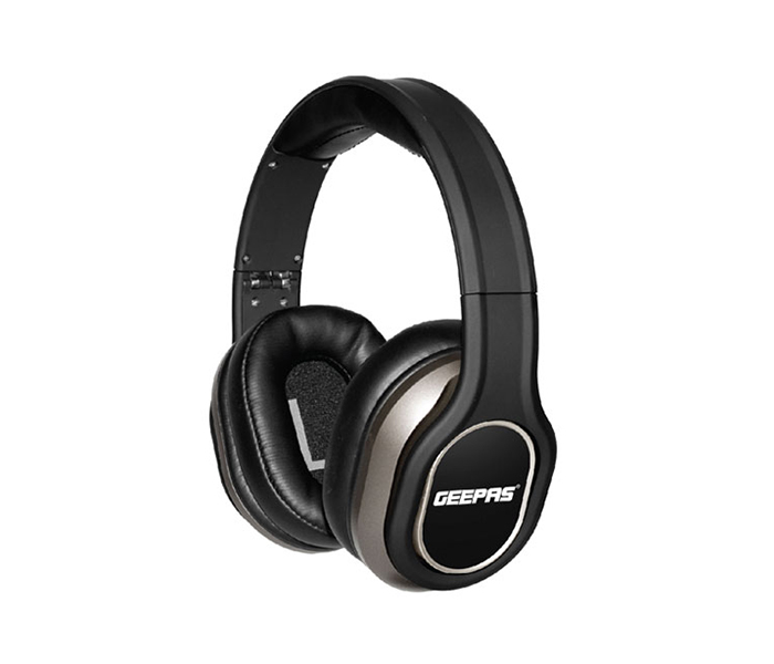 Geepas GHP4704 DJ Wired and Wireless Headphone, Black - Zoom Image 2