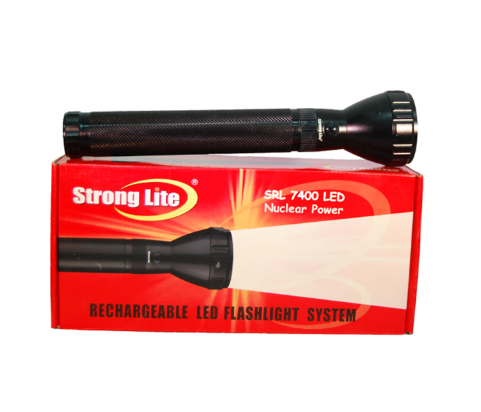 Strong Lite SRL7400LED Rechargeable LED Flash Light 3 D - Black - Zoom Image