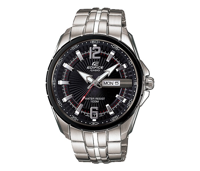 Casio Edifice EF-131D-1A1VUDF Mens Analog Watch Silver and Black - Zoom Image