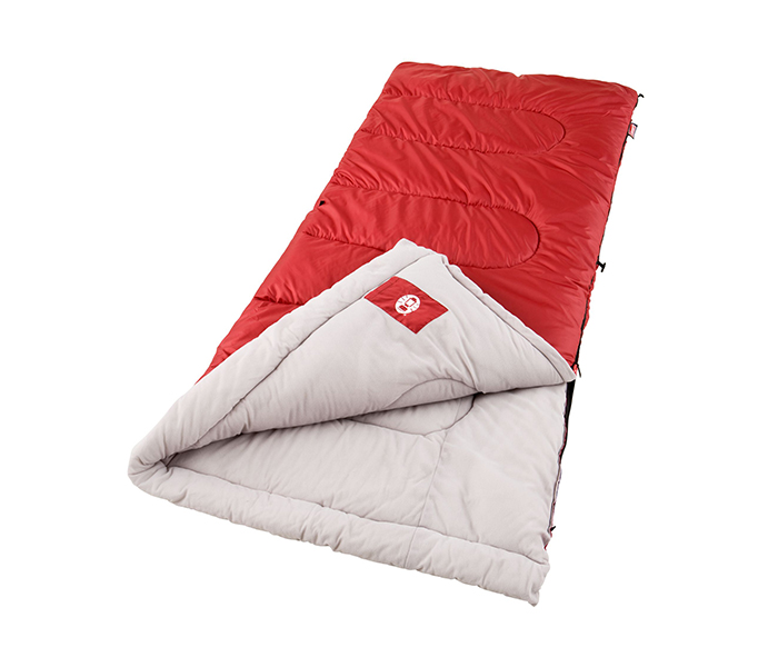 Coleman 2000004418 Palmetto Rentangular Cold Weather Sleeping Bag - Red - Zoom Image