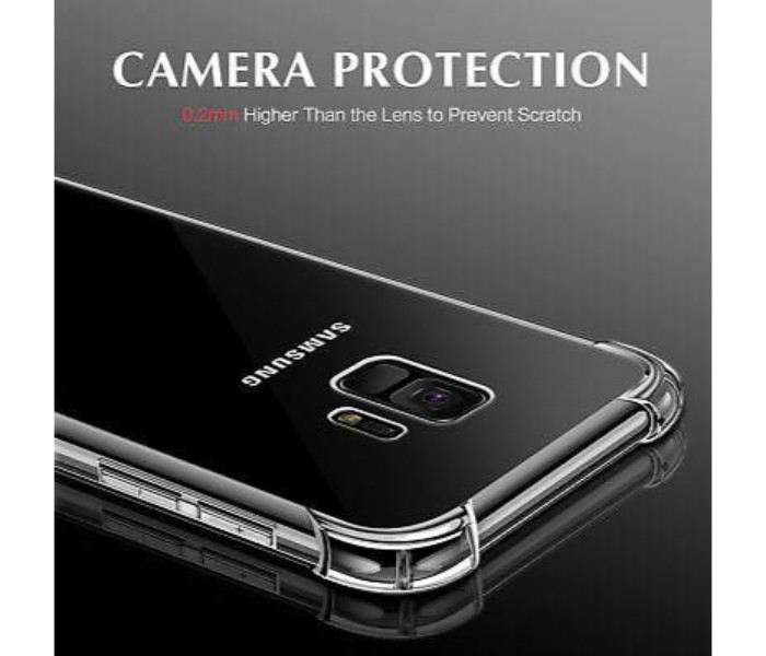 ABS Crystal Clear Reinforced Corners Shock Absorption Protection TPU Case for Samsung S9 ACPS9 Transparent - Zoom Image 6