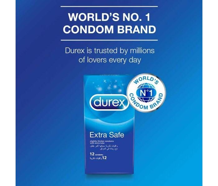 Durex Condoms 12 Pcs - Extra Safe - Zoom Image 1