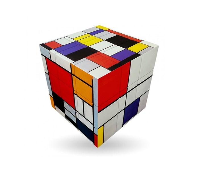 V-Cube 00.0164 Mondrian - 3 Flat Multicolor - Zoom Image 1