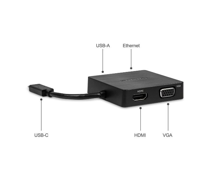 Targus DOCK411EUZ USB-C Alt-Mode Travel Docking Station Black - Zoom Image 2