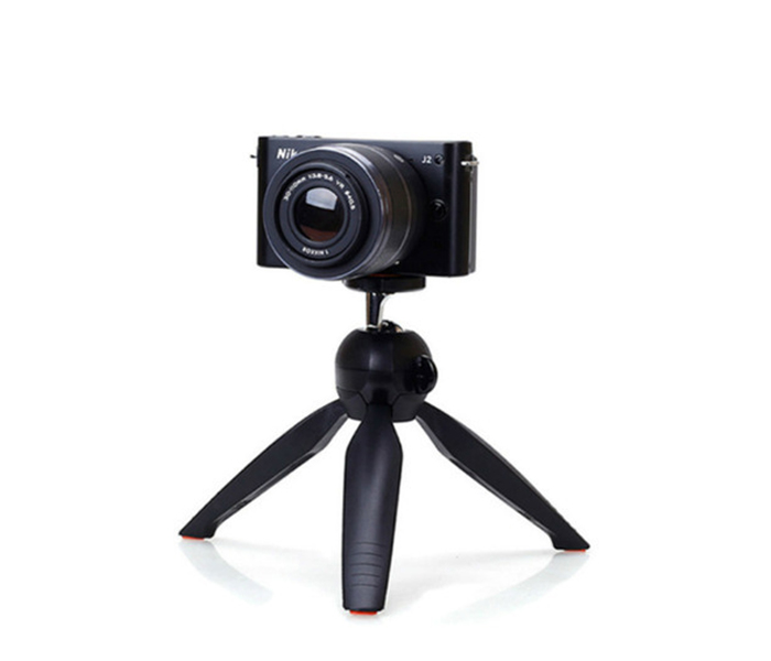 Yunteng YT 228 Tripod (mini Tripod) With Holder - Black - Zoom Image 1