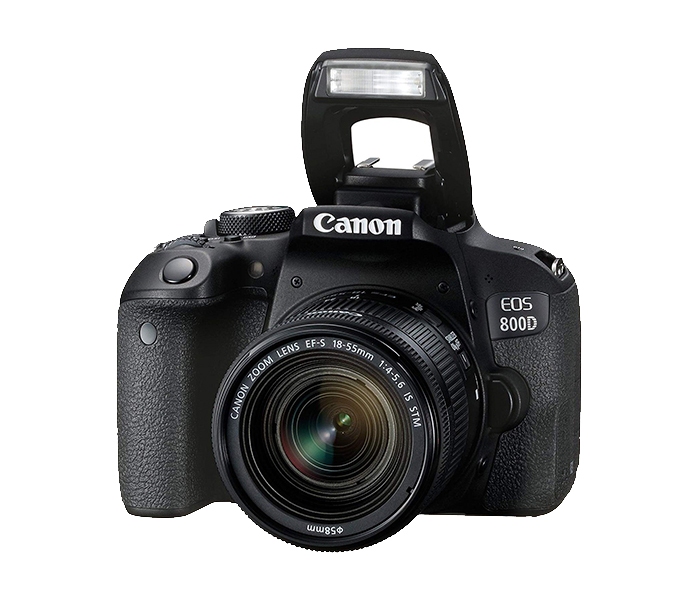 Canon EOS 800D 24.2 MP DSLR Camera with 18-55mm STM Lens - Black - Zoom Image 8