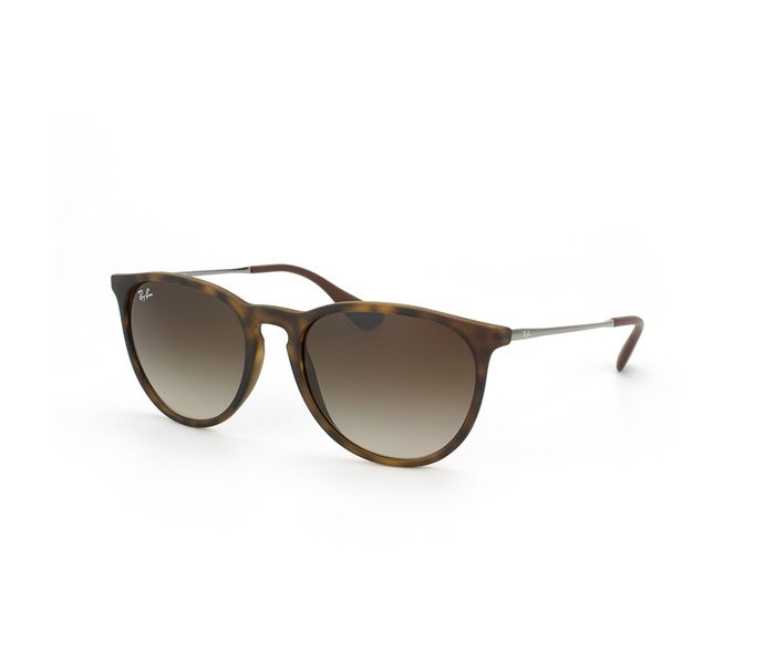 Ray-Ban RB 4171 865/13 Aviator Havana Frame & Brown Gradient Mirrored Sunglasses for Women - Zoom Image 1