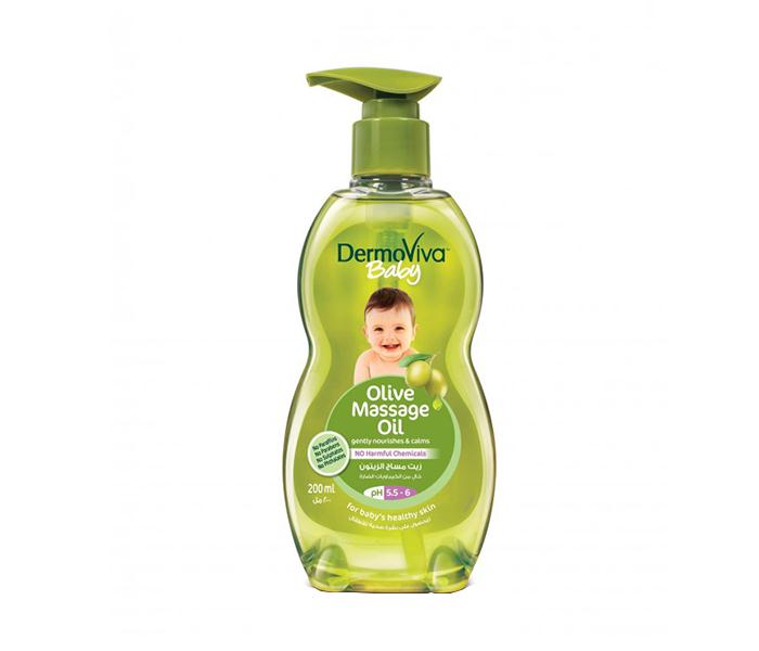 Dermoviva 200ML Baby Olive Massage Oil - Zoom Image