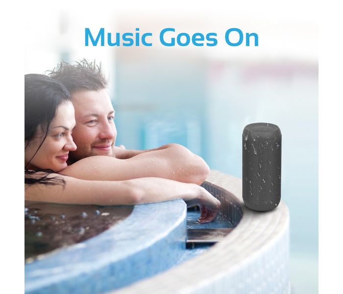 Promate Silox Wireless Hi-Fi Stereo Speaker with Handsfree Function for Outdoor & Indoor - Black - Zoom Image 6