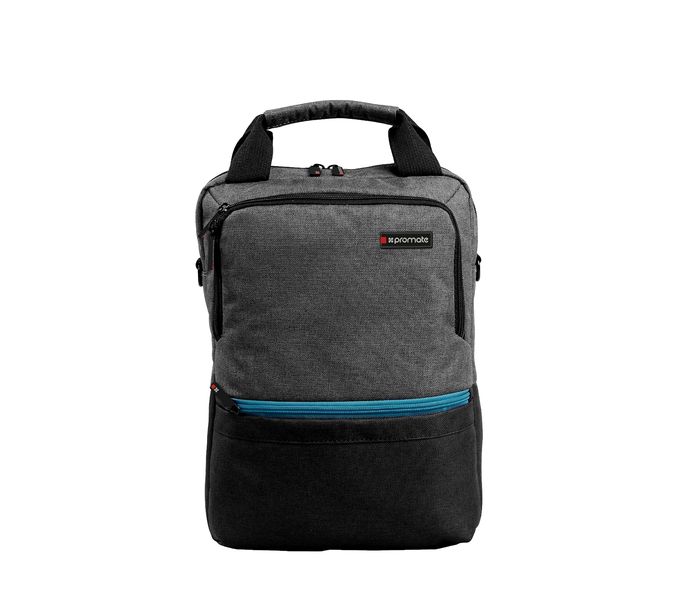 Promate Ascend-HB 13.3 inch Heavy Duty Laptop Bag, Grey - Zoom Image 7