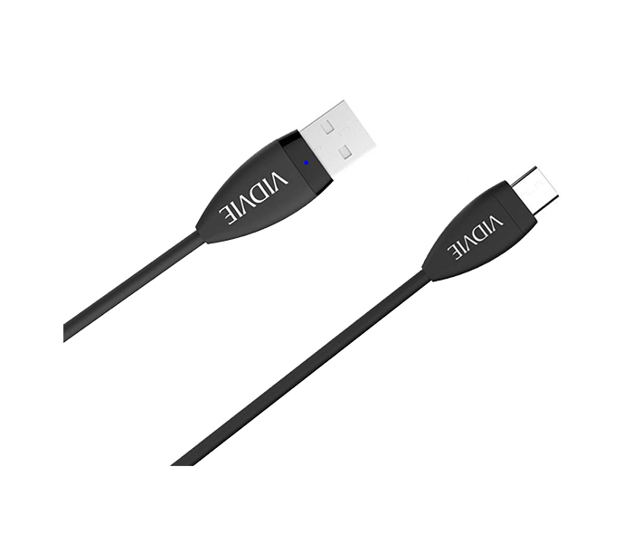 Vidvie CB-402 Data Cable for Smartphone - 1 Meter, Black - Zoom Image 2