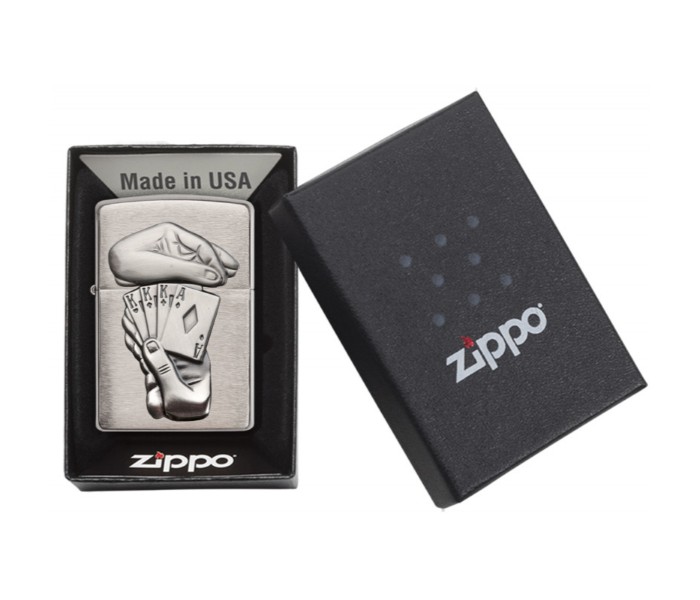 Zippo 28837 250 BS Full House Lighter Silver - Zoom Image 2