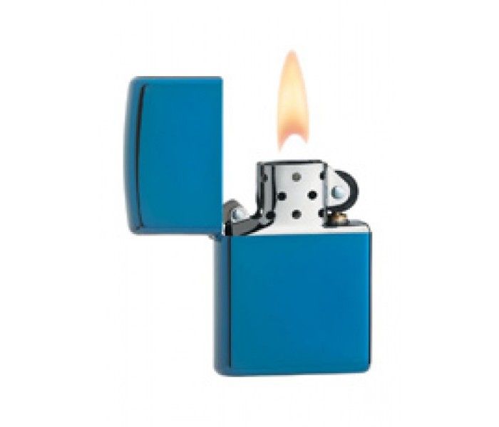 Zippo 20446 Classic Lighter Navy Blue - Zoom Image 1