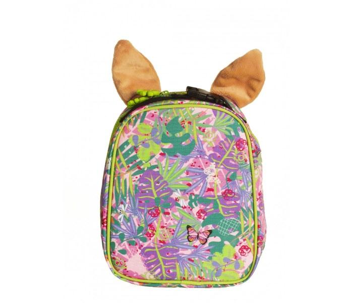 Okiedog 86023 Wildpack Junior Lunch Bag Rabbit W-Eva Front For Unisex Pink And Green - Zoom Image 1