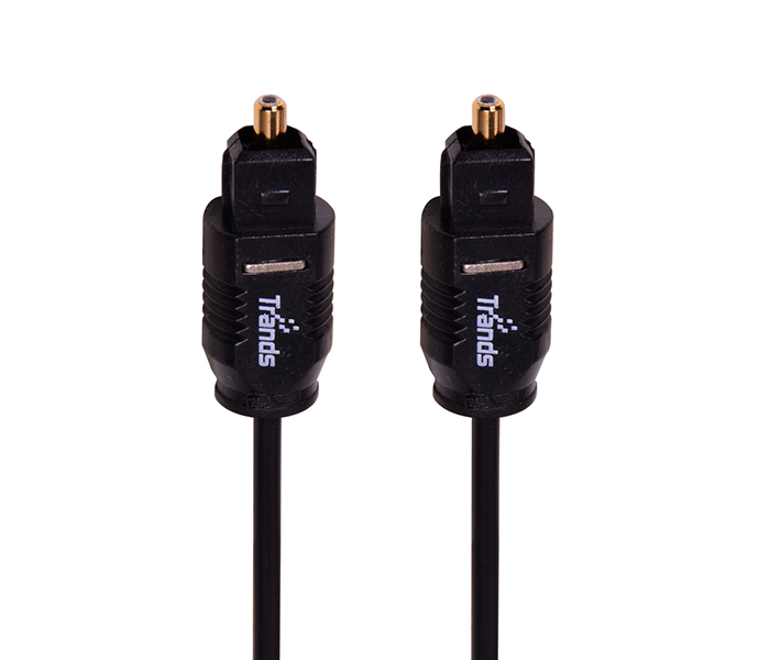 Trands TR-CA8185 Fibre Optic Digital Audio Cable - Black, 2 Meter - Zoom Image 5