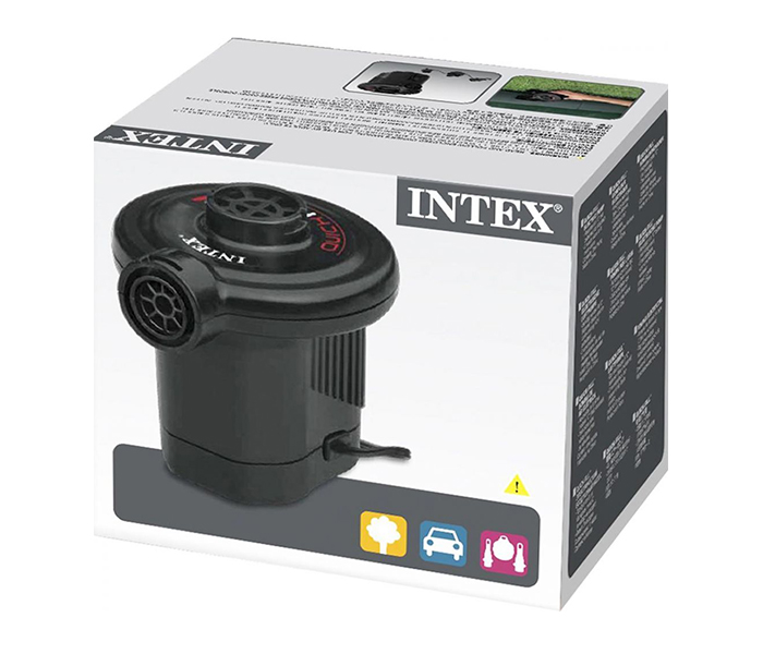 Intex ZX-66626 12 Volt Quick-Fill Dc Electric Air Pump - Black - Zoom Image 2