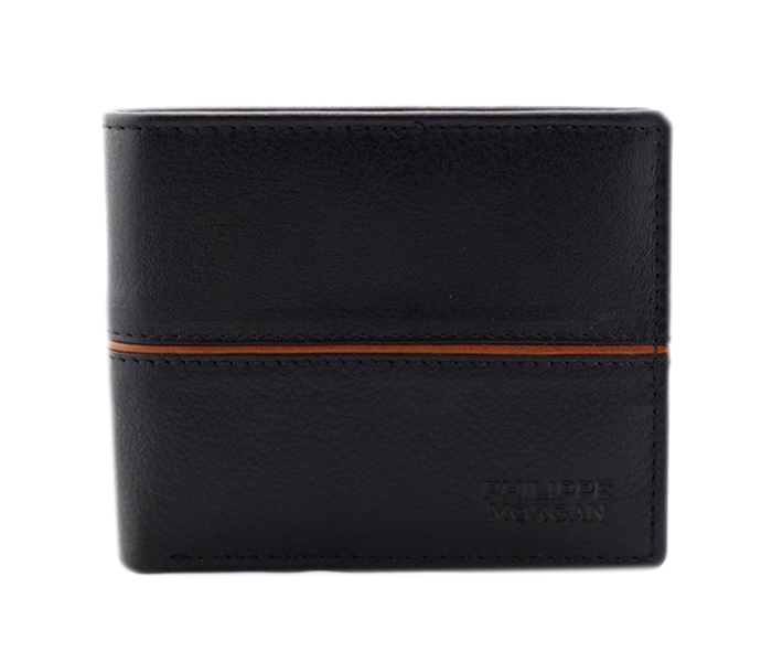 Philippe Morgan PM019 Men Leather Bifold Wallet - Brown - Zoom Image 2