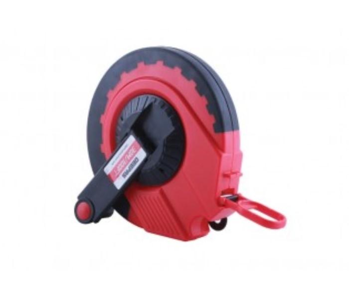 Geepas GT59013 30M Fibre Measuring Tape Red, Black - Zoom Image