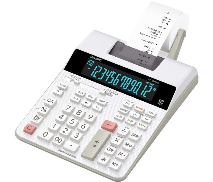 Casio FR-2650RC Desktop Type Calculator White - Zoom Image