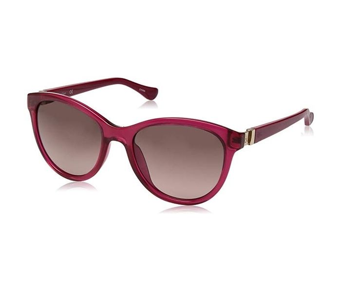 Calvin Klein CK3189S 628 Cateye Strawberry Frame & Brown Gradient Mirrored Sunglasses for Women - Zoom Image 3