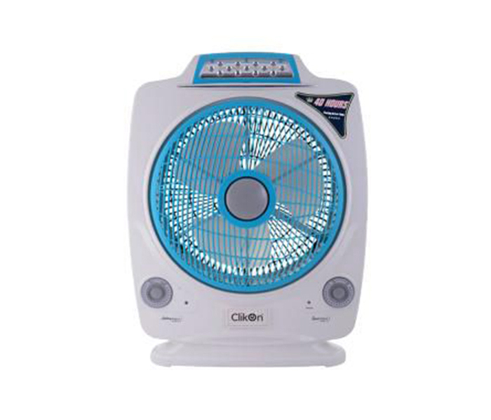 Clikon CK2195 12 Inch Rechargeable Multifunctional Fan - Blue - Zoom Image