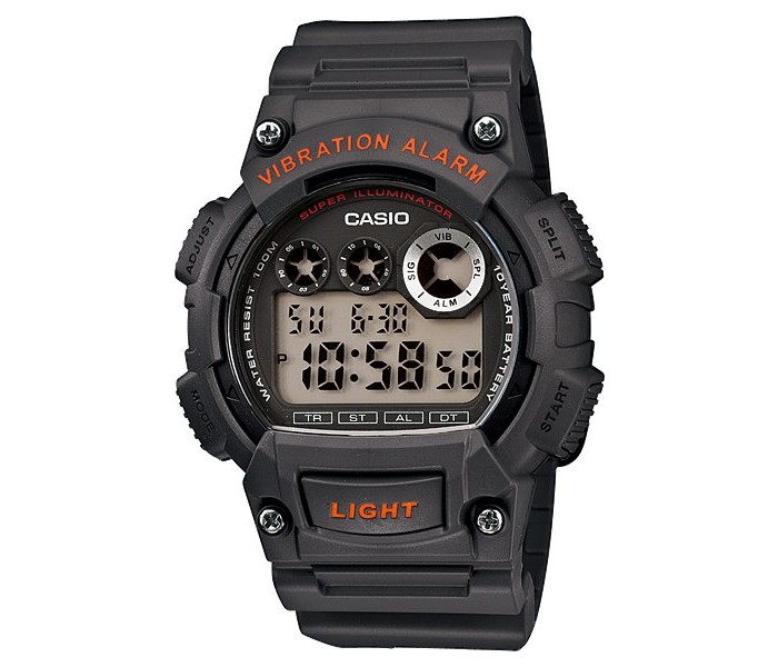 Casio W-735H-8AVDF Mens Sports Watch Black - Zoom Image