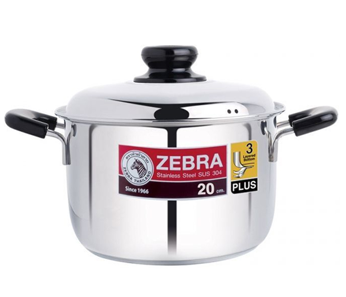 Zebra ZE-162033 Stainless Steel 22 cm Sauce Pot Wisdom Plus Silver - Zoom Image