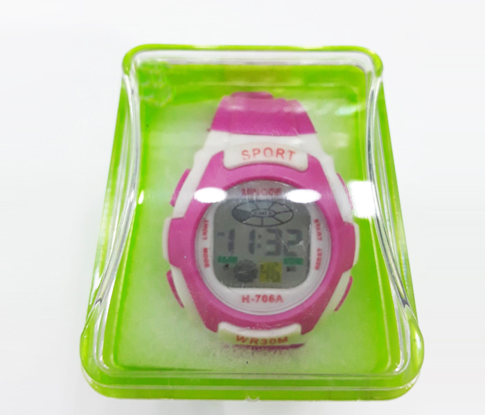 Kids sport KSW9PW Watch Pink and White - Zoom Image