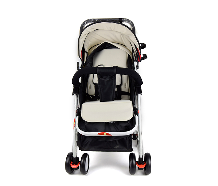 Baby Plus BP8482 Dismountable Cushion Baby Stroller - Khaki - Zoom Image 2