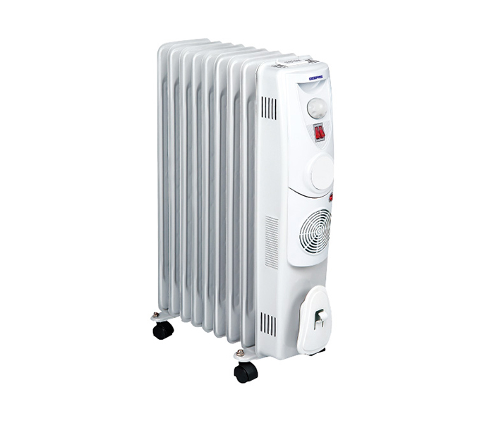 Geepas GRH9538 9 Fins Oil Filled Room Heater - Zoom Image