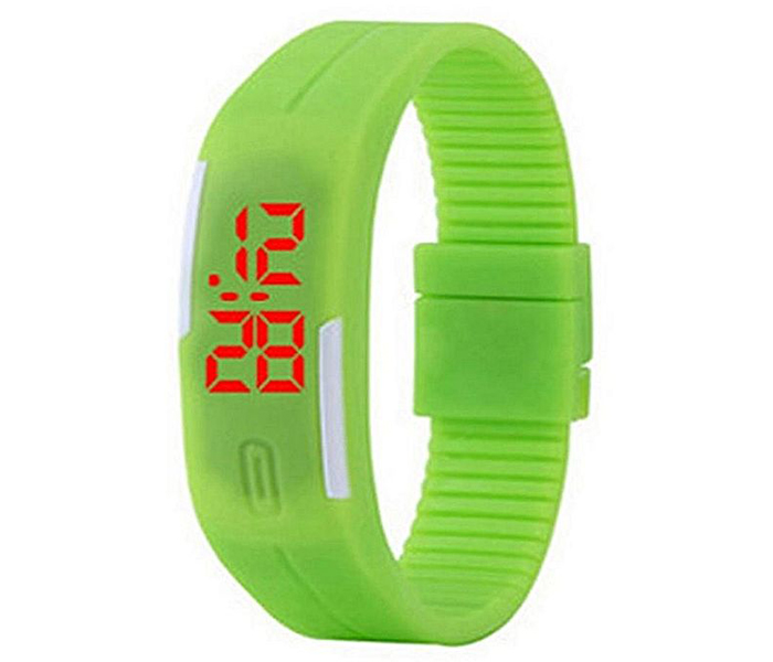 LED Sport Watch Water Resistant Fashionable Digital Bracelet - Green - Zoom Image 1