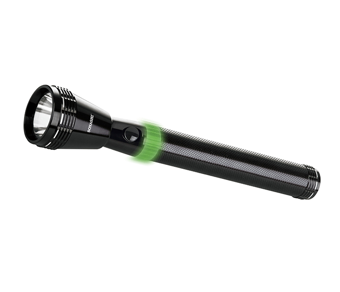 Sonashi SLT-382 Rechargeable LED Torch with Unbreakeable Glass - Black - Zoom Image 7