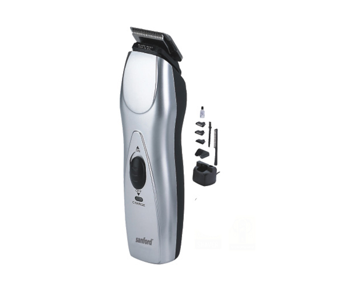 Sanford SF1957HC BS 3 Watts Rechargeable Cordless Hair Clipper - Silver - Zoom Image 1