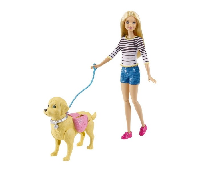 Barbie DWJ68 Walk and Potty Pup Spring Feature Pet Assorted - Zoom Image 2