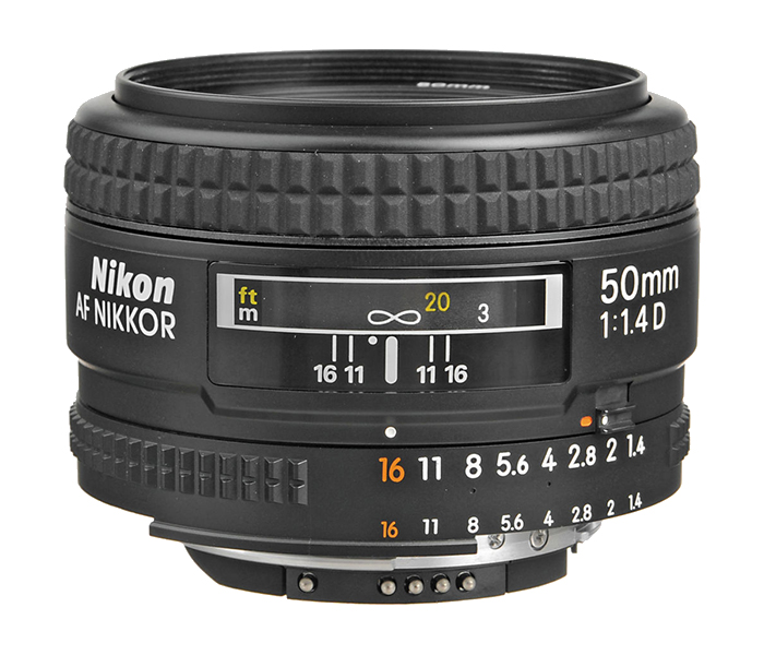 Nikon AF FX Nikkor 50mm f/1.4D DSLR Lens - Black - Zoom Image 5