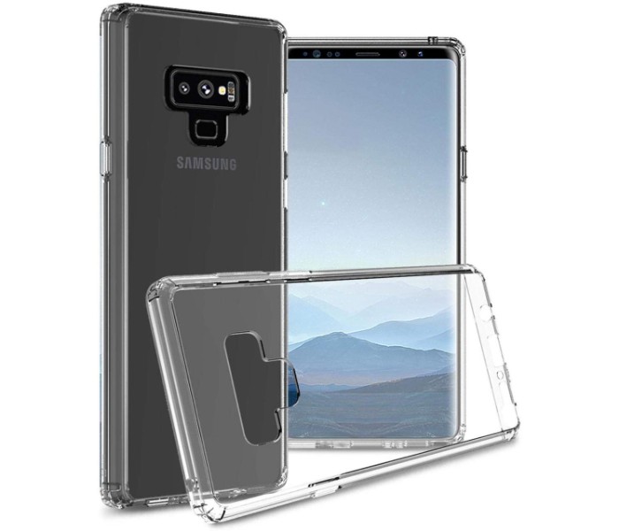 ABS Crystal Clear Reinforced Corners Shock Absorption Protection TPU Case for Samsung Note 9 ACPSN9 Transparent - Zoom Image 5