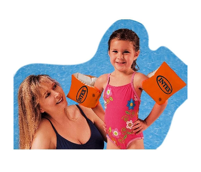 Intex ZX-58642 Swimming Arm Bands for Kids - Set of 2, Orange - Zoom Image 1