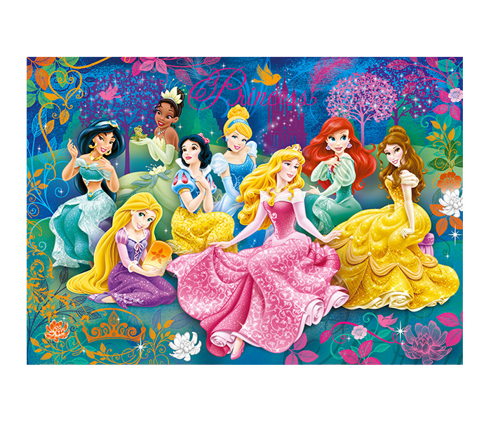 Clementoni 20090 Princess 3D Vision Children Puzzle - 104 Pieces - Zoom Image 1