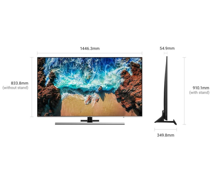 Samsung UA65NU8000K 65 Inch 8 Series 4K UHD LED Smart TV Black - Zoom Image 5