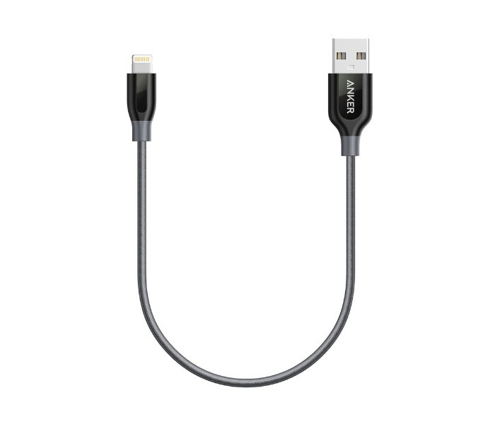 Anker A8124 Powerline Plus Lightning Cable 1 ft Grey - Zoom Image 7