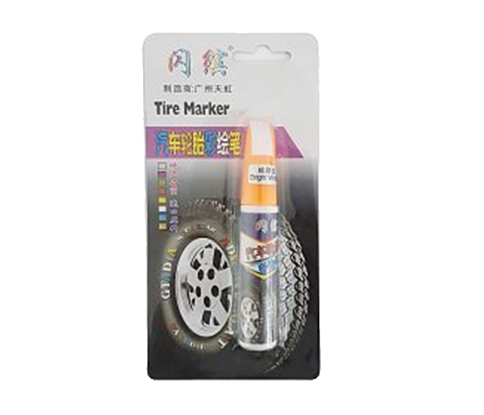 Universal Waterproof Car Permanent Paint Tire Marker Pen, White - Zoom Image 1