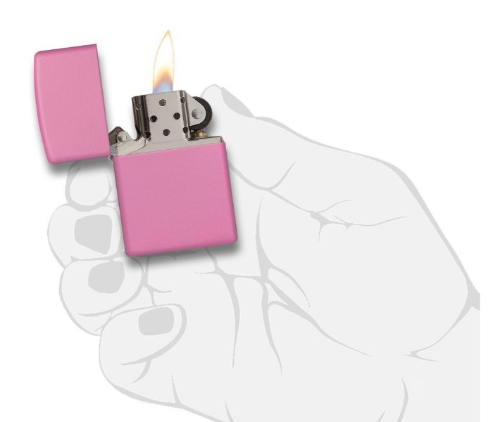 Zippo C1400130 - 238 Love and Friendship Regular Matte Lighter Pink - Zoom Image 4