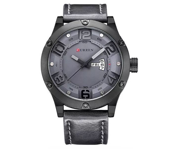 Curren 8251 Quartz Watch For Men Grey - Zoom Image