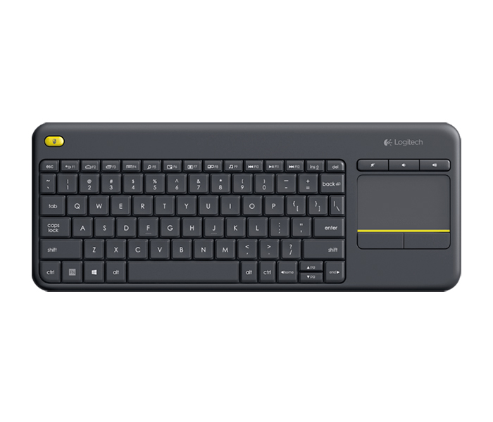 Logitech 920-007145 K400 Plus Wireless Touch Keyboard - English, Black - Zoom Image 5