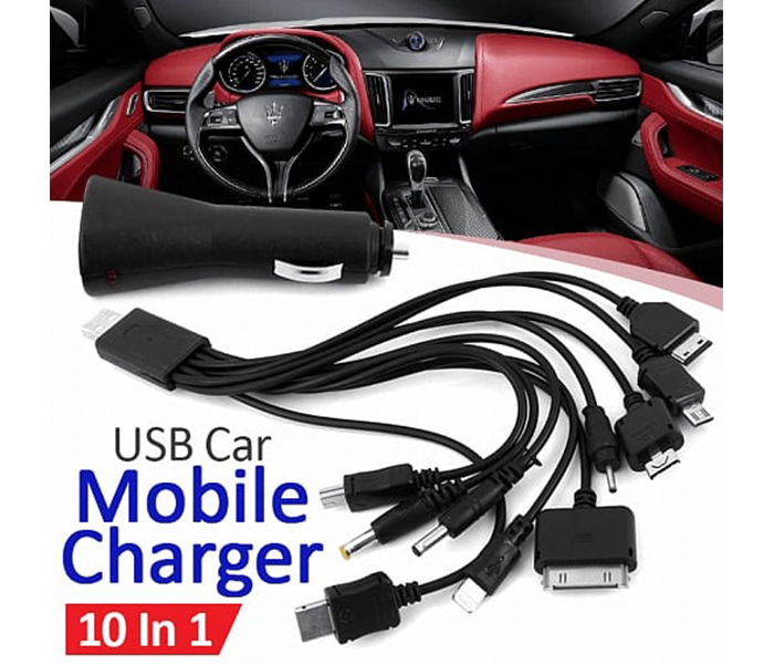 ZE 10-in-1 Turbo USB Car Mobile Charger - Zoom Image 2