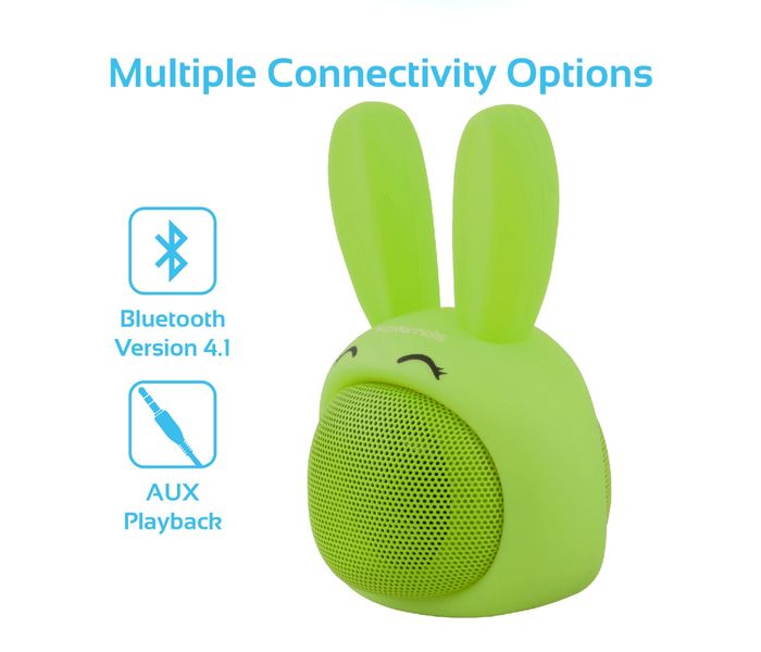 Promate Bunny Mini High Definition Wireless Bunny Speaker - Green - Zoom Image 2